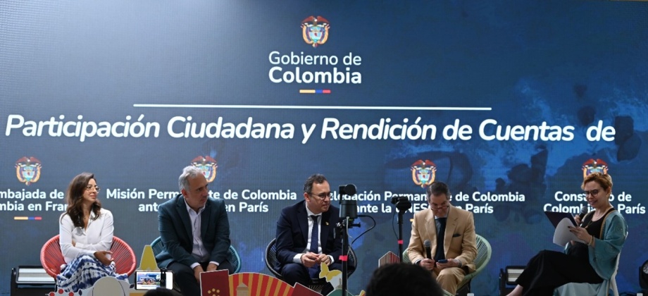 Rendición de cuentas en Casa Colombia: un año de logros y cooperación entre Colombia y Francia 