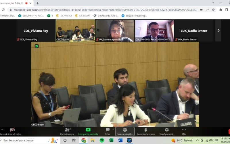 Comité de Gobernanza Púbica (PGC)– Segundo reporte post acceso Colombia  