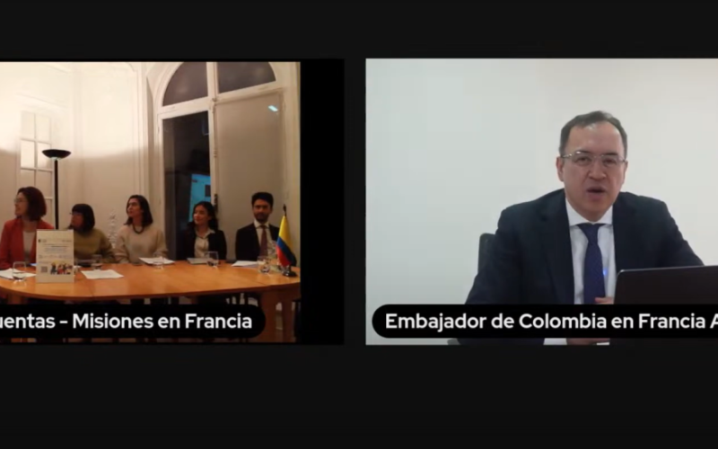 Así rendimos cuentas la Embajada de Colombia en Francia, las Misiones Permanentes de Colombia ante la UNESCO y la OCDE y el Consulado General de Colombia en París